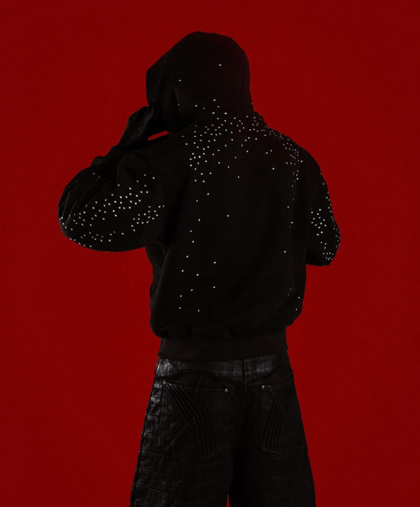 CALMI Rhinestone Galaxy Hoodie 2