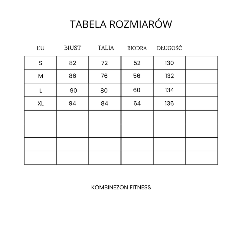 Kombinezon fitness